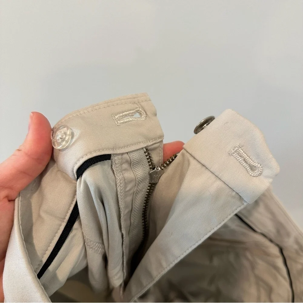 Lululemon Commission Pant Classic Swift Cotton Casual Birch Beige Tan Khaki 30”
